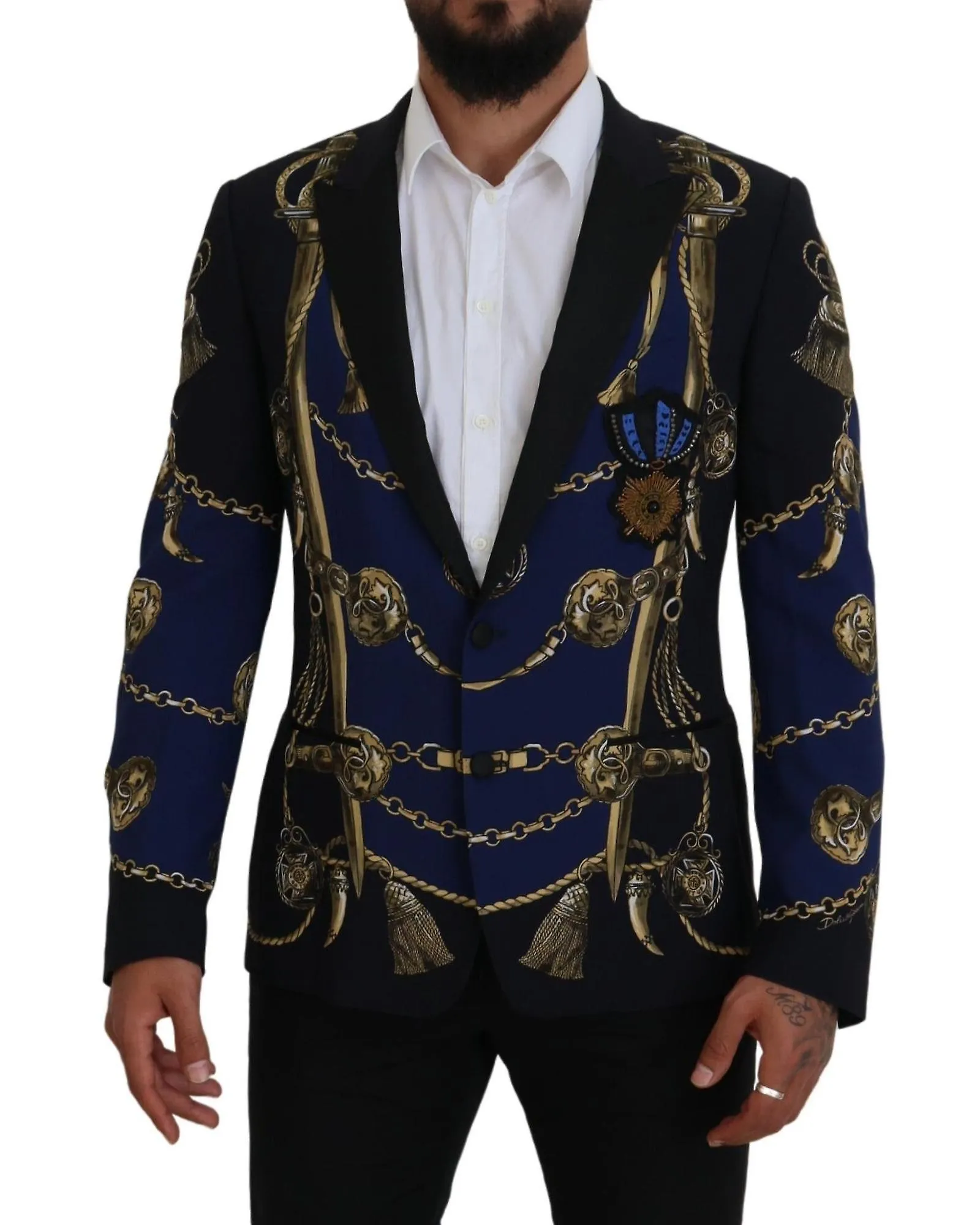 Dolce & Gabbana Abrigo Estampado Martini Blazer