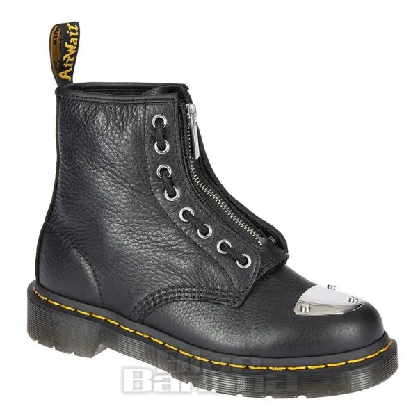 Dr. Martens 1460 Botas De Hardware Lunar (Negro)
