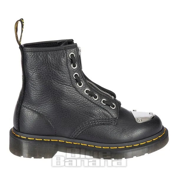 Dr. Martens 1460 Botas De Hardware Lunar (Negro)