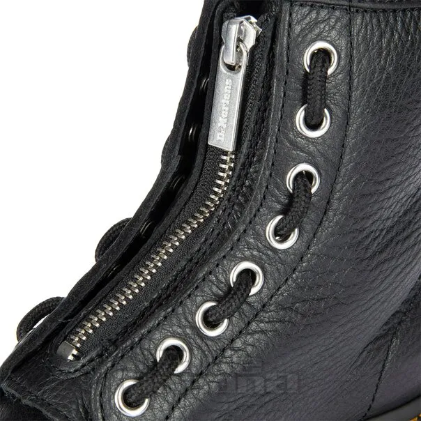 Dr. Martens 1460 Botas De Hardware Lunar (Negro)