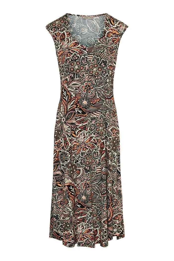 Dreamstar jurk lang BLOEM  Z23 303 Coda
