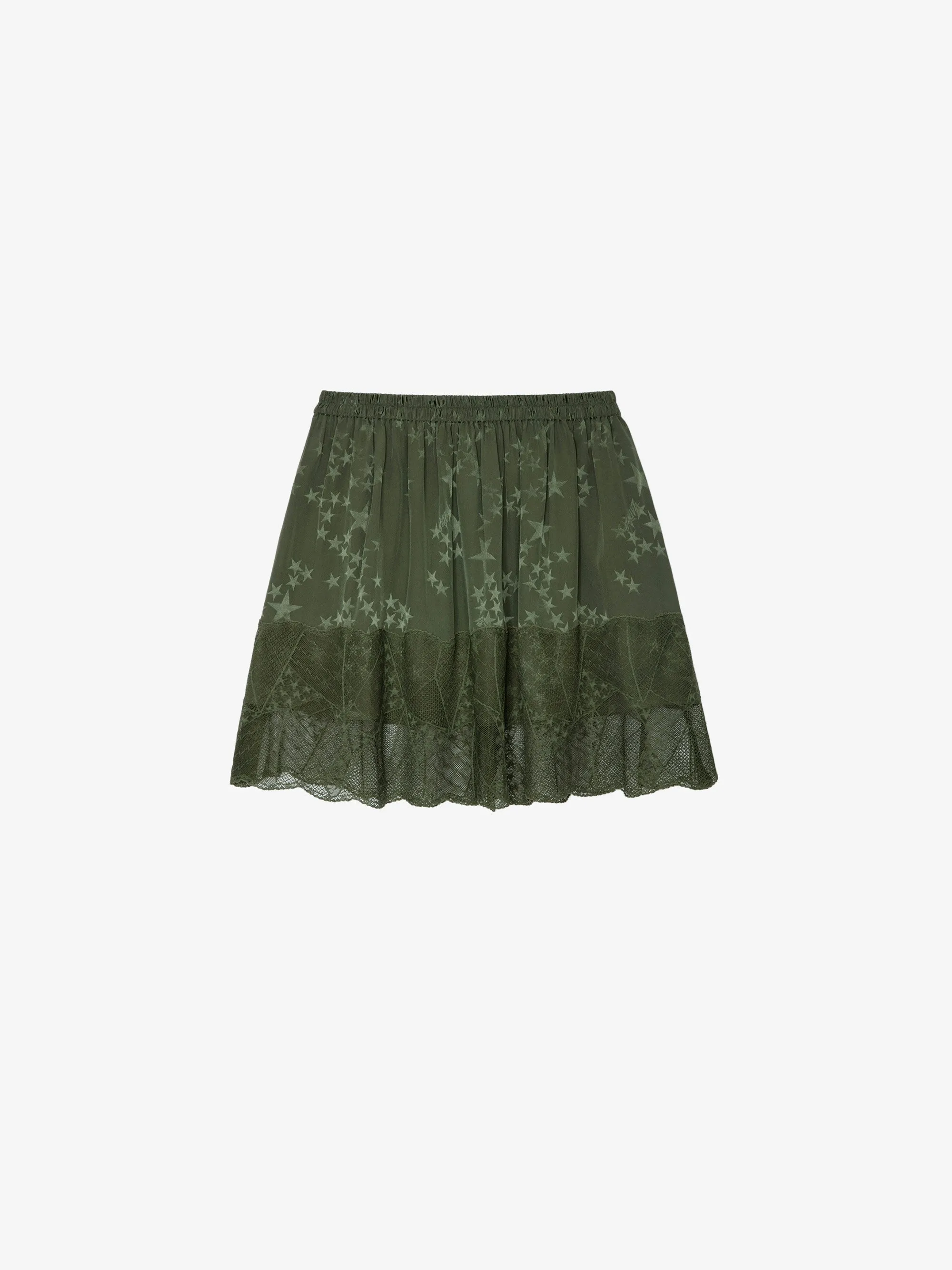 Falda de Jacquard de Seda Jimy