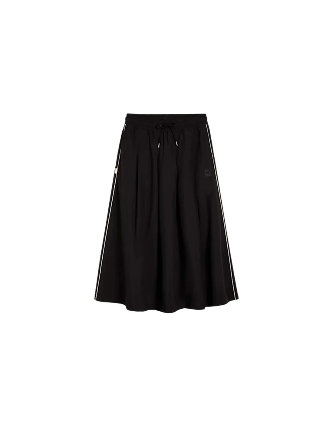 Falda Puma INFUSE Pleated Midi Negro Mujer