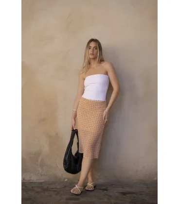 Falda Tijuana Midi Estampada