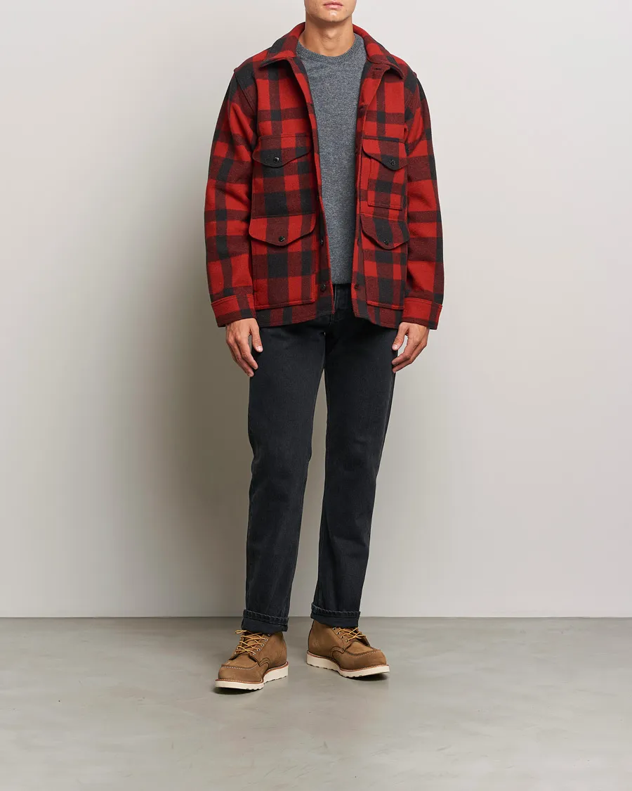 Filson Mackinaw Wool Cruiser Red/Black Plaid