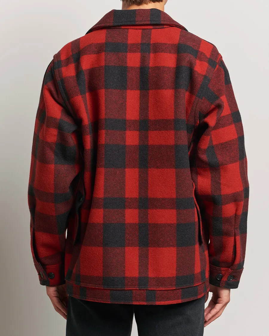Filson Mackinaw Wool Cruiser Red/Black Plaid