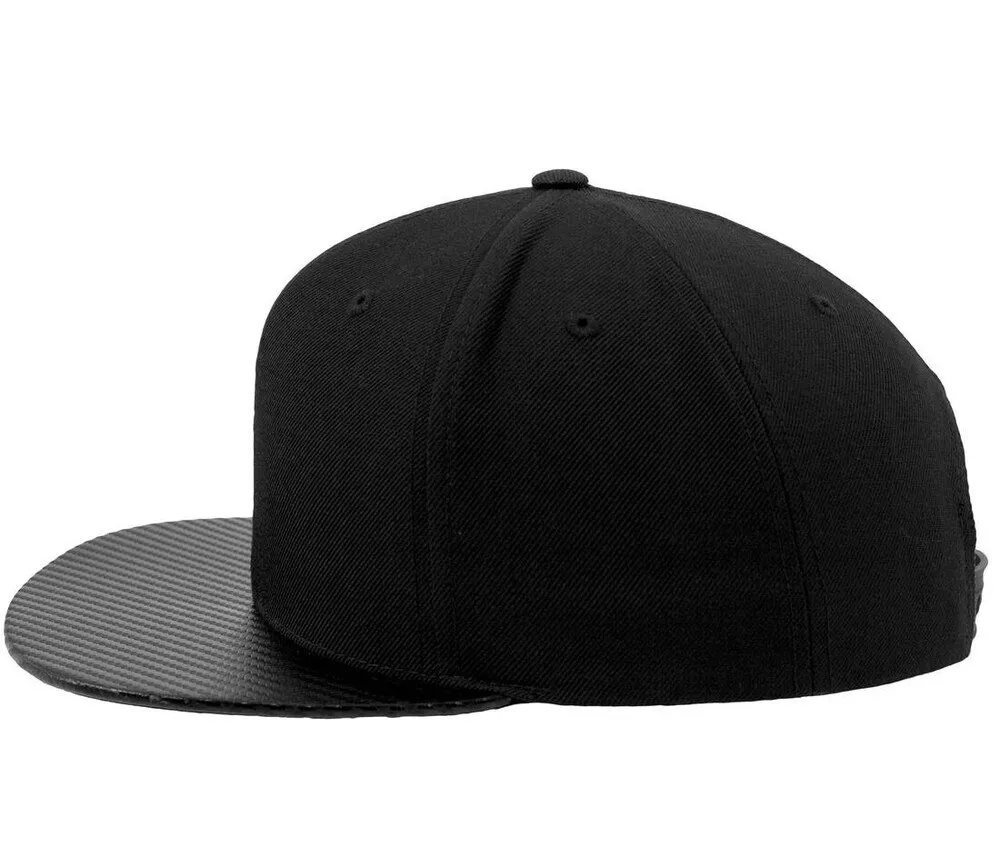 FLEXFIT 6089CA  CARBON SNAPBACK CAP  BLACK/CARBON