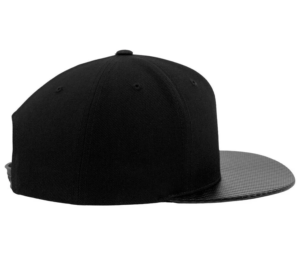 FLEXFIT 6089CA  CARBON SNAPBACK CAP  BLACK/CARBON