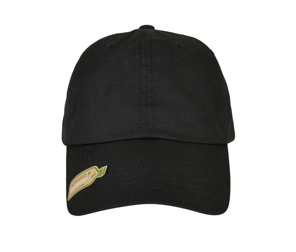 FLEXFIT 6245RP  RECYCLED POLYESTER CAP  BLACK