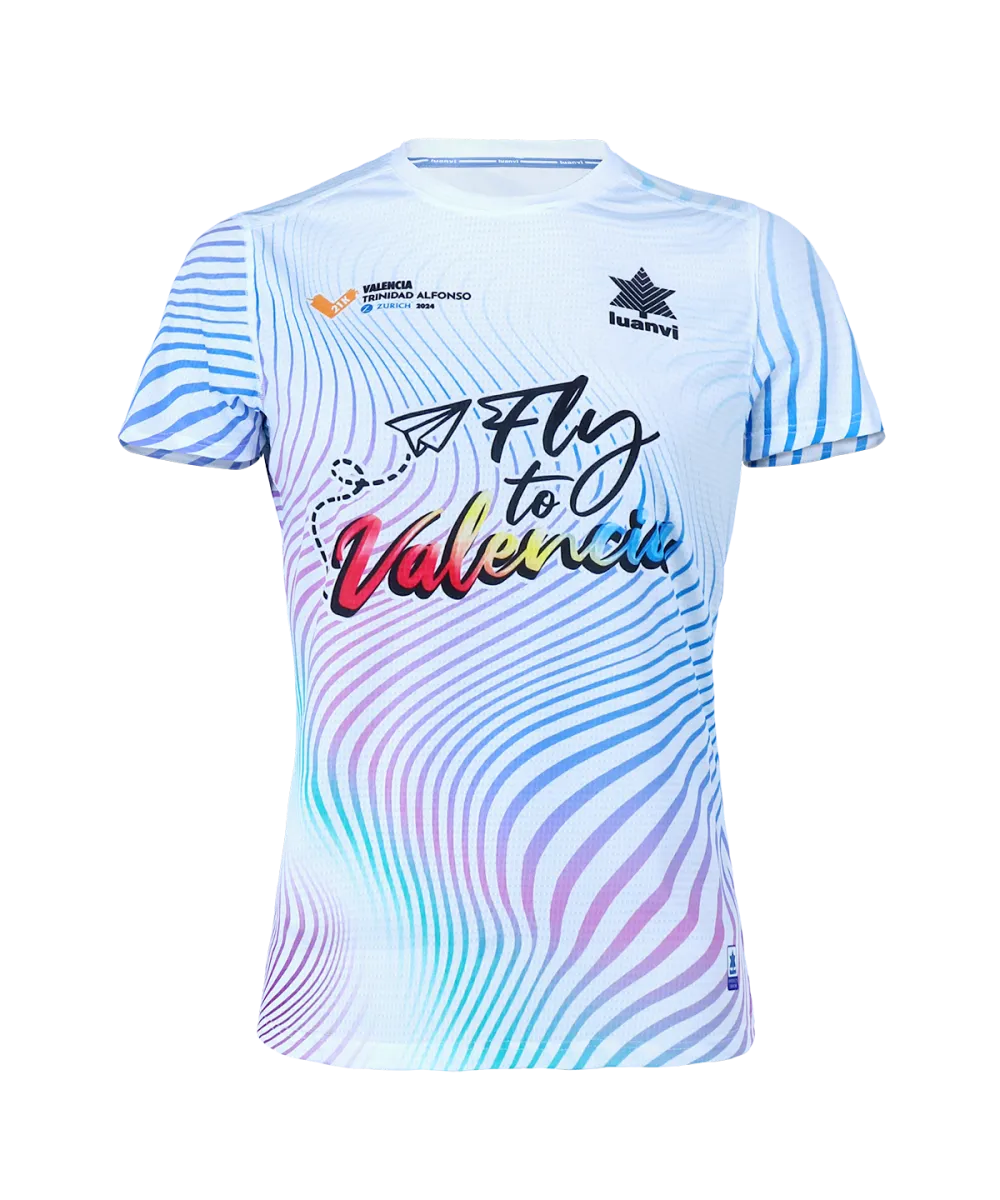 FLY TO 21K VALENCIA OFFICIAL TRAINING TSHIRT WOMAN 2024