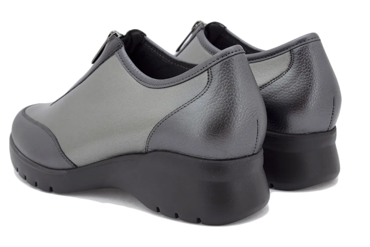 Graphite Print Bootee shoe