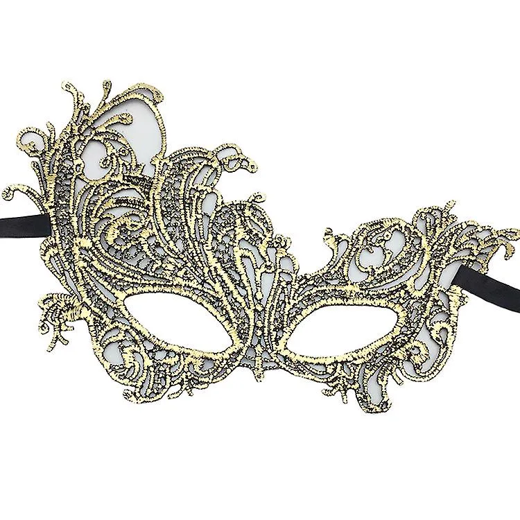 Halloween Golden Lace Mask
