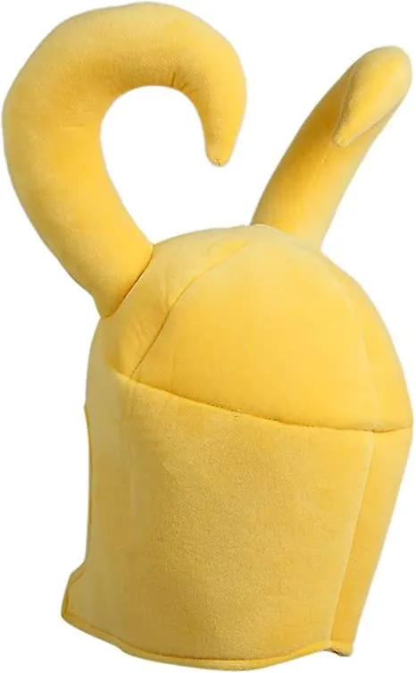 Helmet Horn Cosplay Dress Up Hat Halloween Mask Character Toy Plush Hat