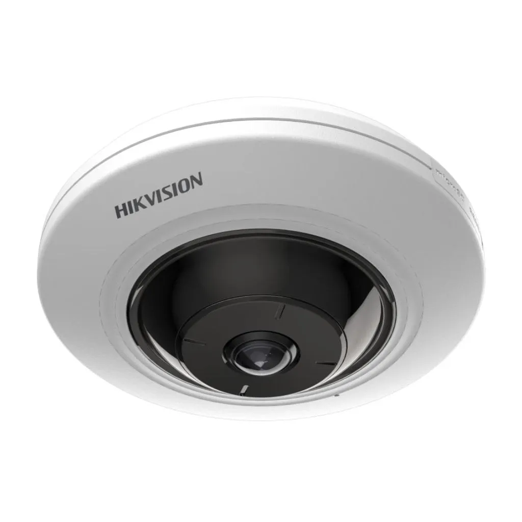 HIKVISION CáMARA DE SEGURIDAD FISHEYE DE RED FIJA 5MP PARA INTERIORES, DS2CD2955G0ISU1.05MM