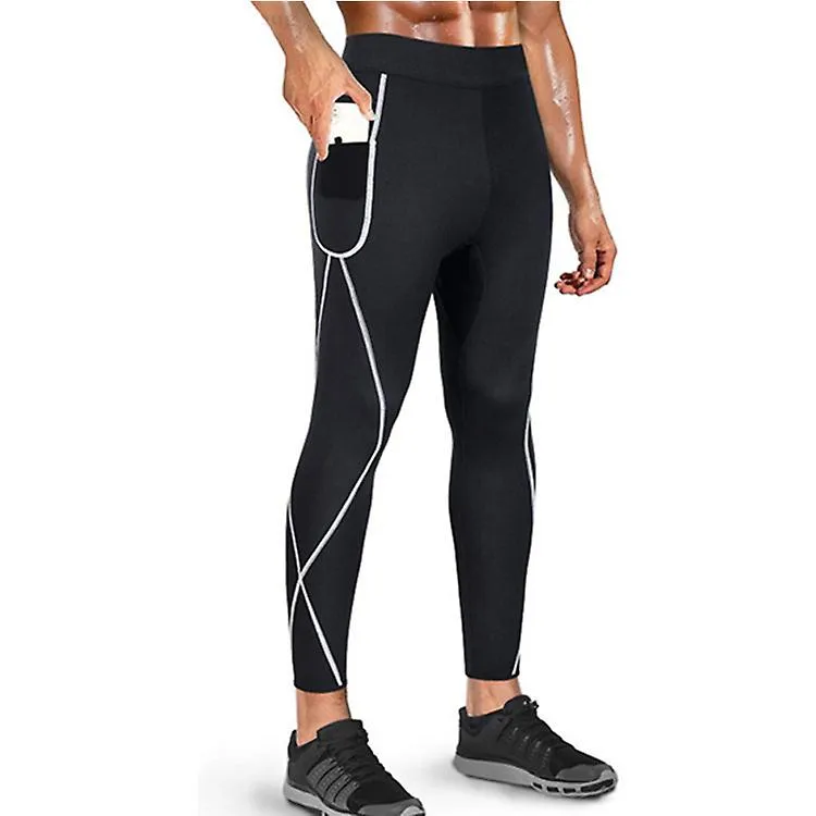 Hombres Shapers Sauna Traje Neopreno Sudadera Pantalones Fitness Waist Trainer Body Shaper