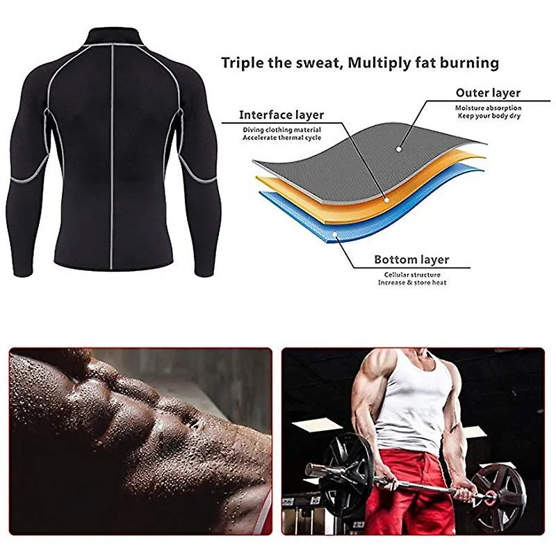 Hombres Shapers Sauna Traje Neopreno Sudadera Pantalones Fitness Waist Trainer Body Shaper