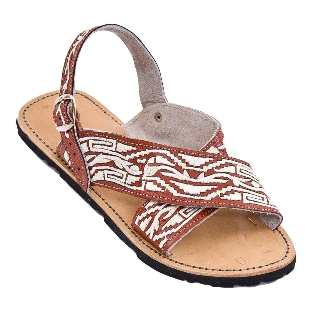 HUARACHES MEXICANOS TM33110  LEATHER SANDALS