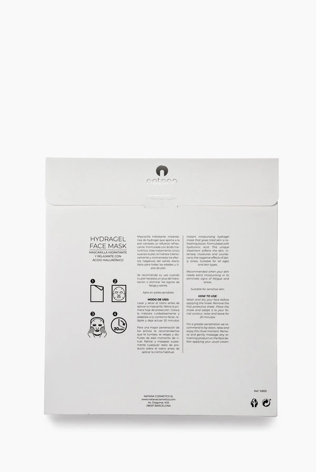 HYDRAGEL FACE MASK (2u)