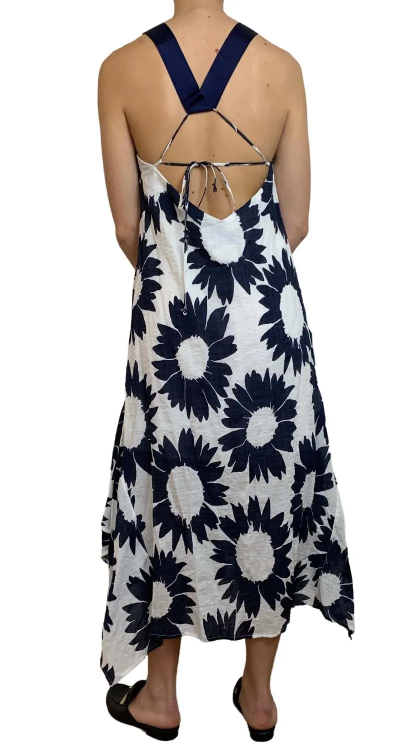 JAZMIN CHEBAR Vestido Blue Blooming