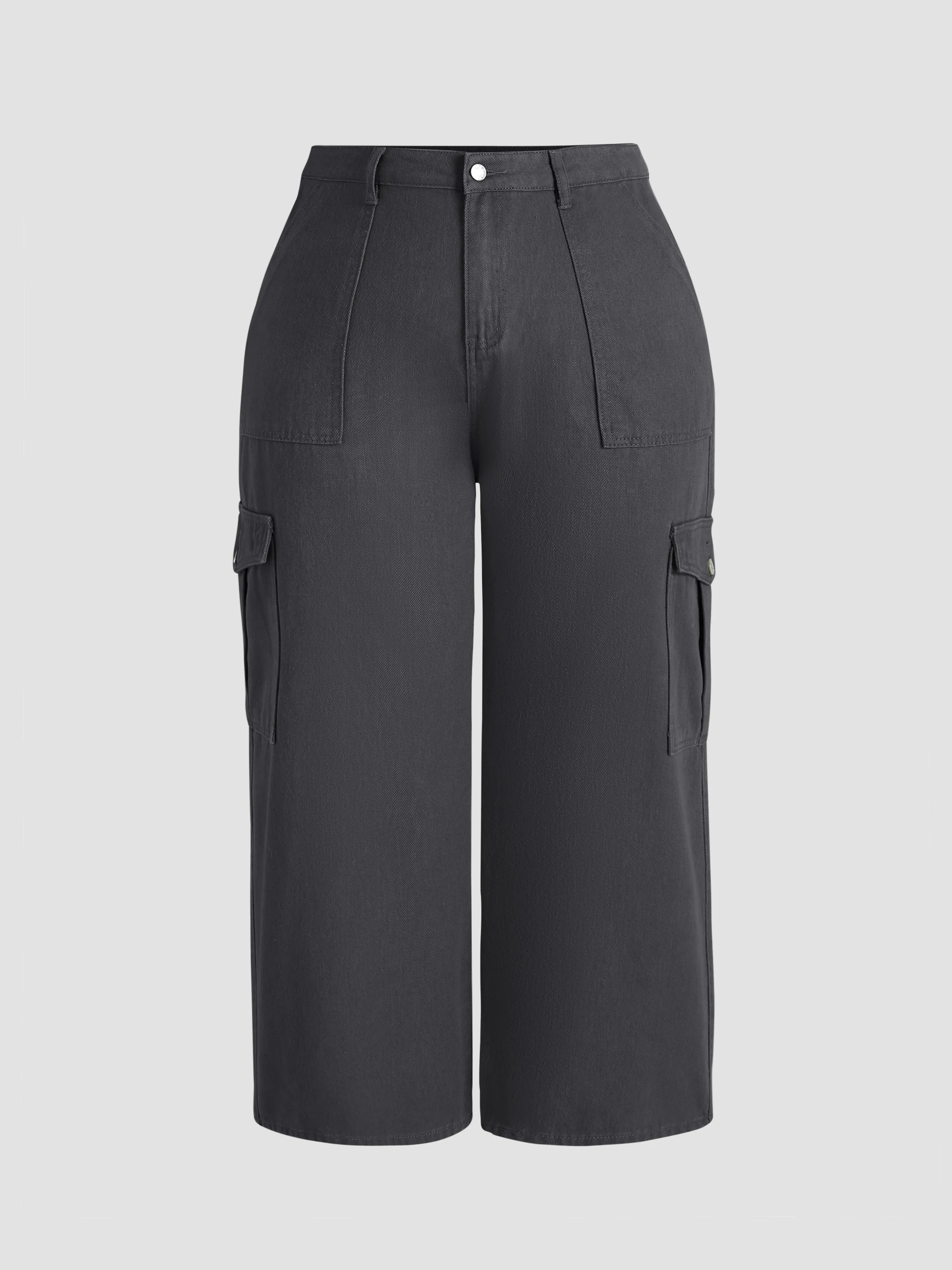Jeans Cargo Sólidos Curvy
