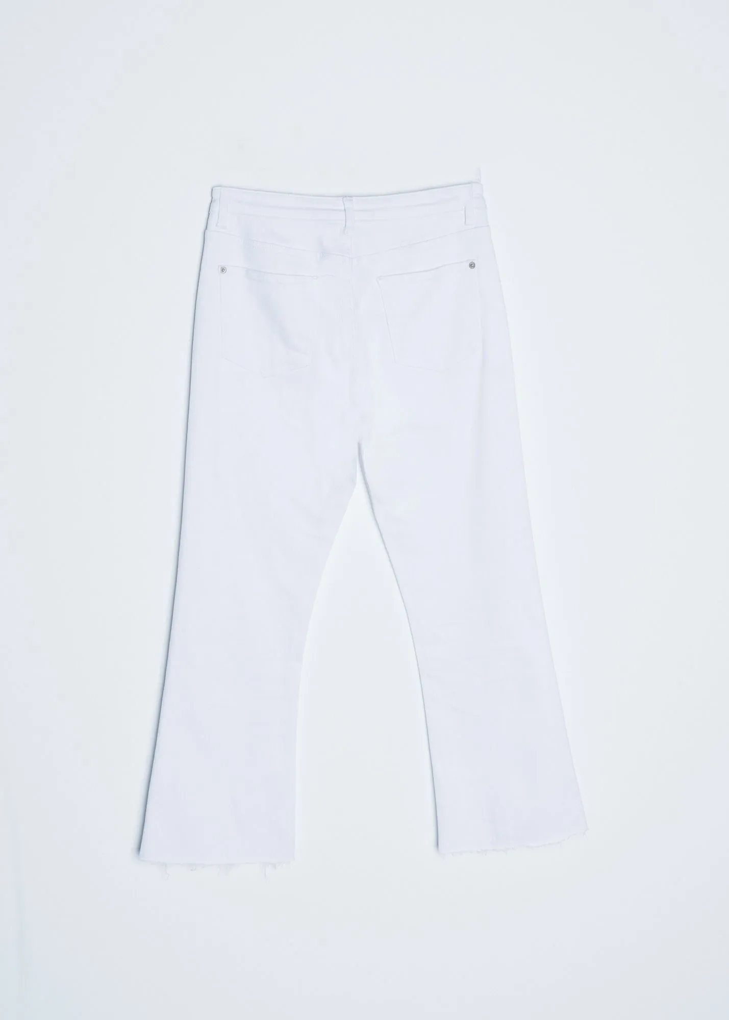 Jeans cropped flare mujer