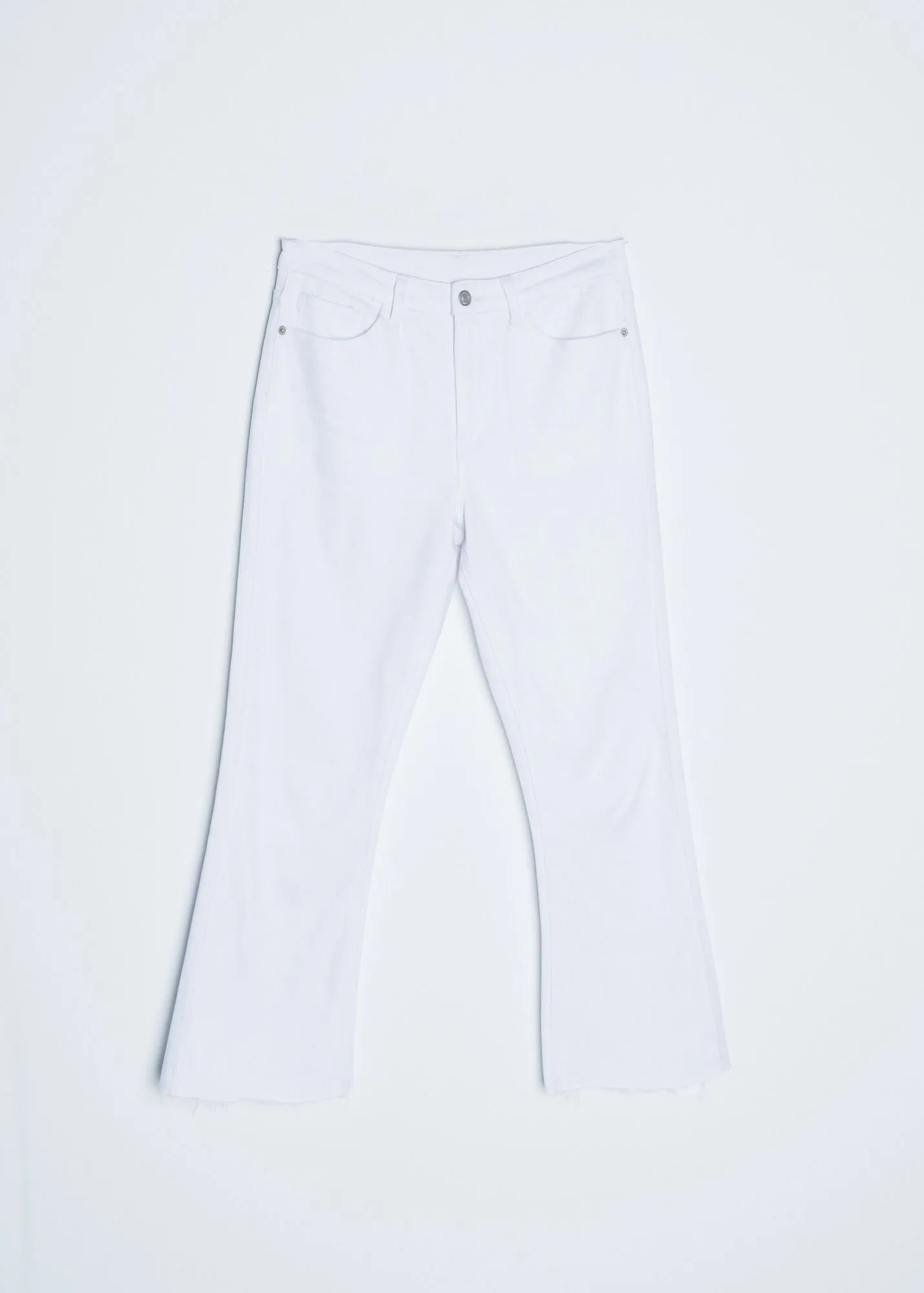 Jeans cropped flare mujer
