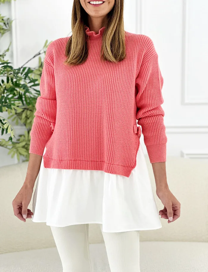 Jersey combinado coral new