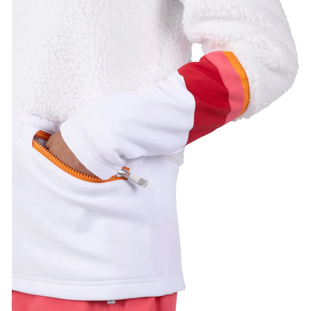 Jersey Mujer W Wispile Fleece Fzh Rossignol Blanco
