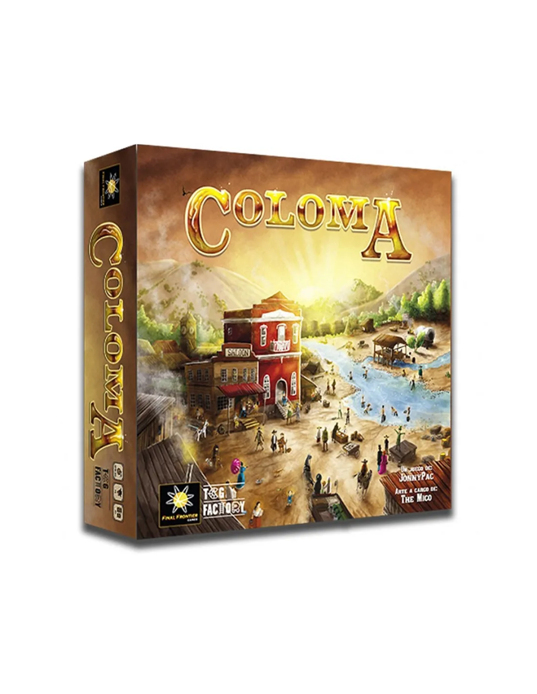 Juego de mesa Coloma, Fiebre del Oro 1848 (En Español)