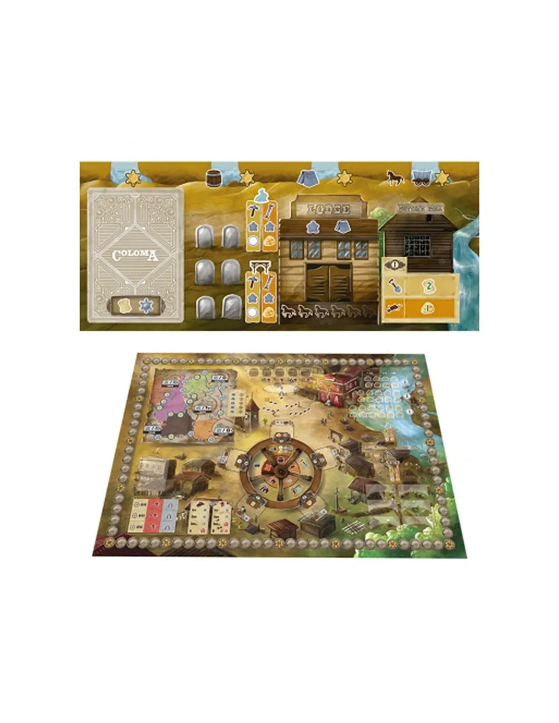 Juego de mesa Coloma, Fiebre del Oro 1848 (En Español)