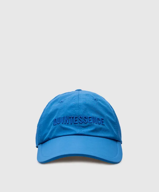 Juun.j Blue cap with Quintessence embroidery