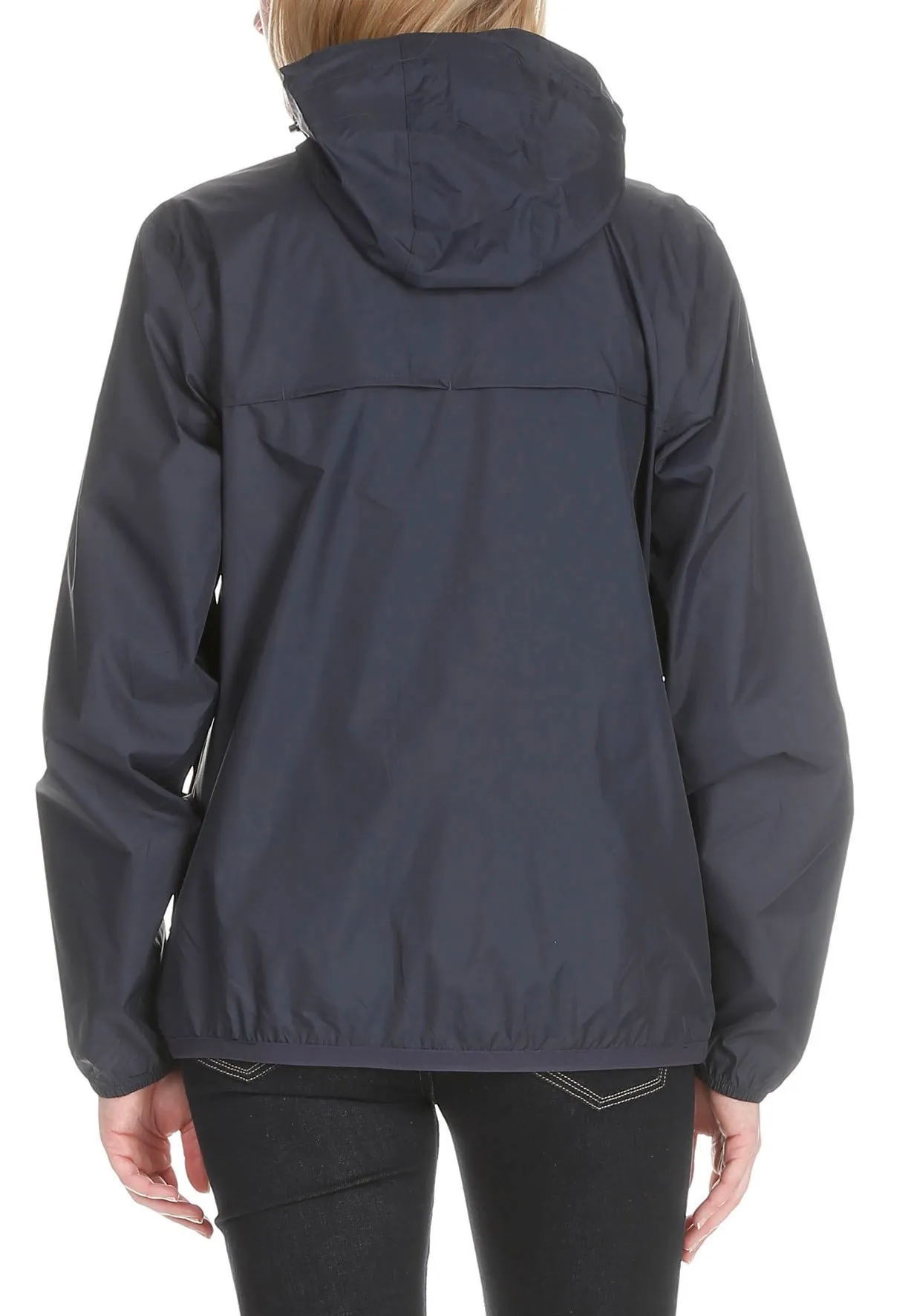 KWAY LE VRAI 3.0 CLAUDE  CORTAVIENTOS SERIGRAFIADO CON CAPUCHA EN AZUL