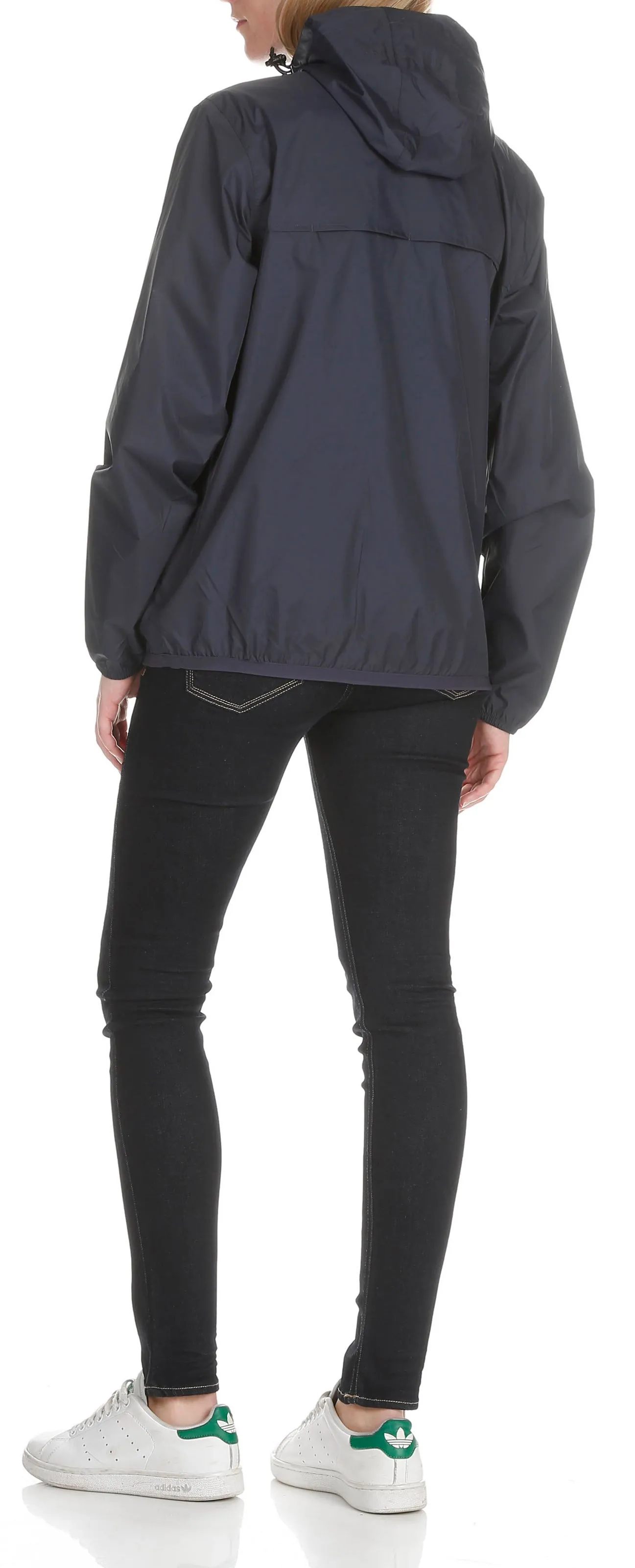 KWAY LE VRAI 3.0 CLAUDE  CORTAVIENTOS SERIGRAFIADO CON CAPUCHA EN AZUL