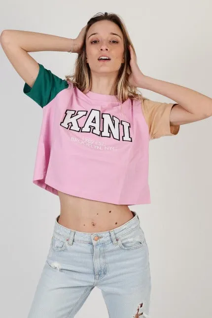 KARL KANI SERIF CROP
