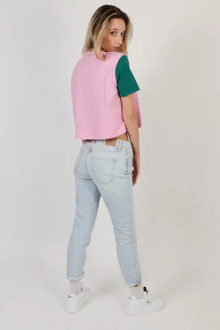 KARL KANI SERIF CROP