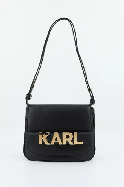 KARL LAGERFELD K/LETTERS FLAP CROSSBODY