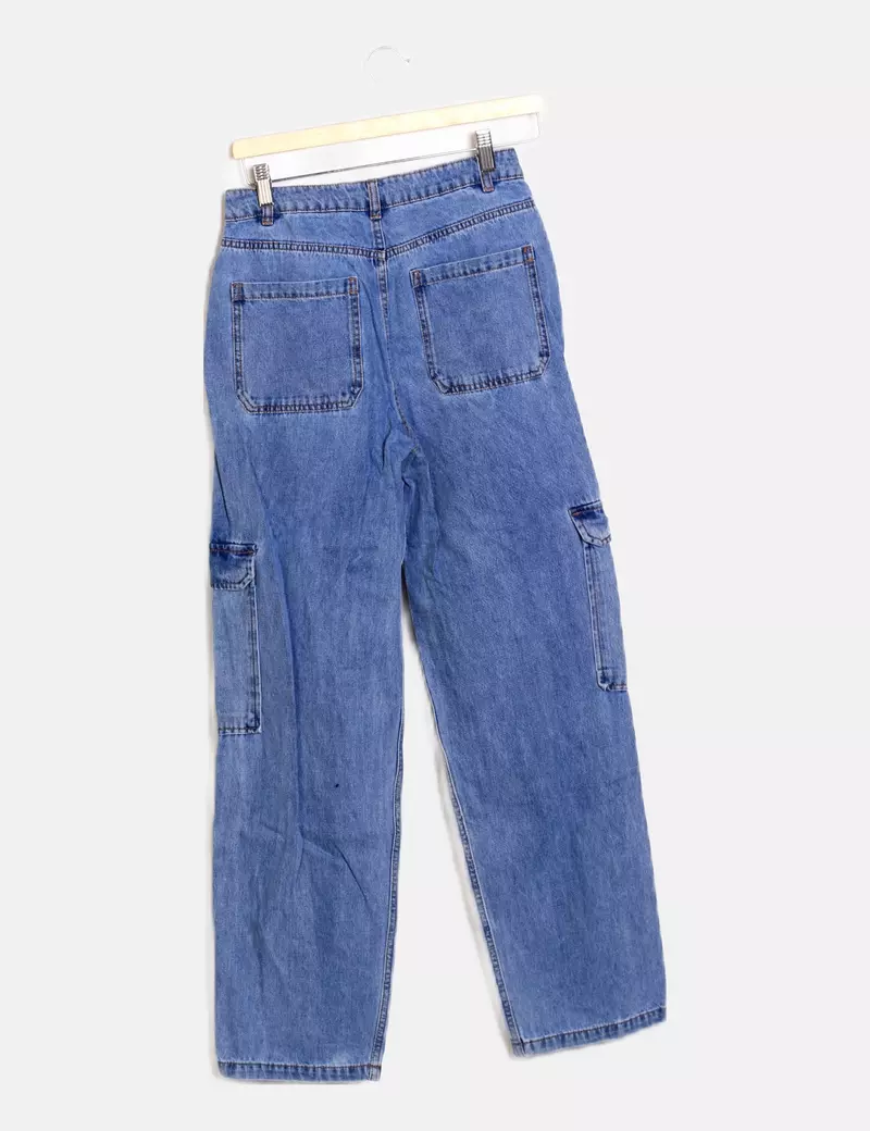 Kiabi Jeans cargo azul