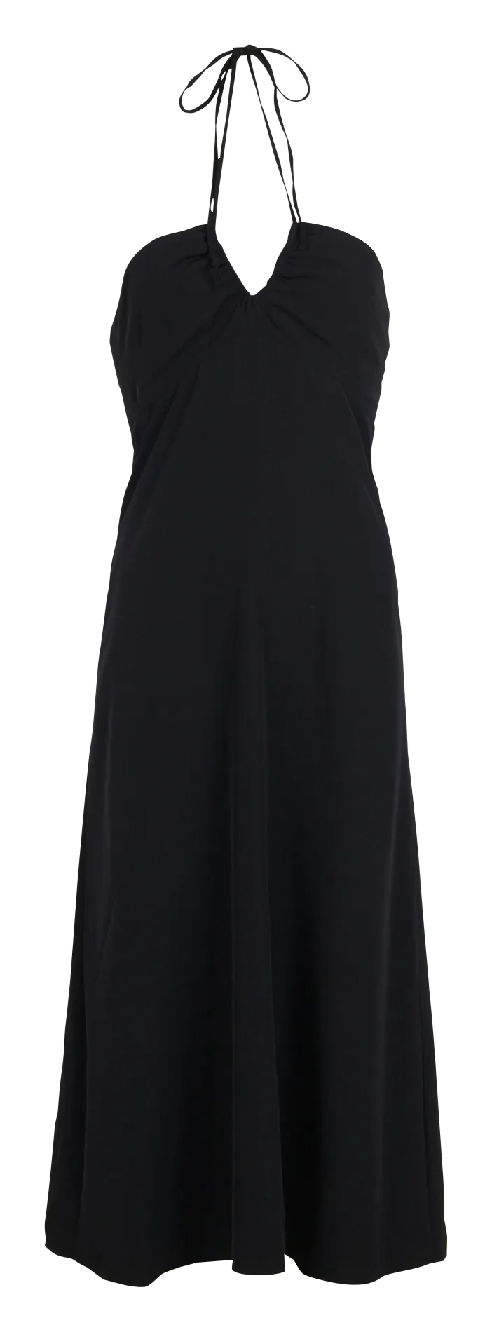 KOOKAI KATIA  VESTIDO MIDI RECTO EN NEGRO