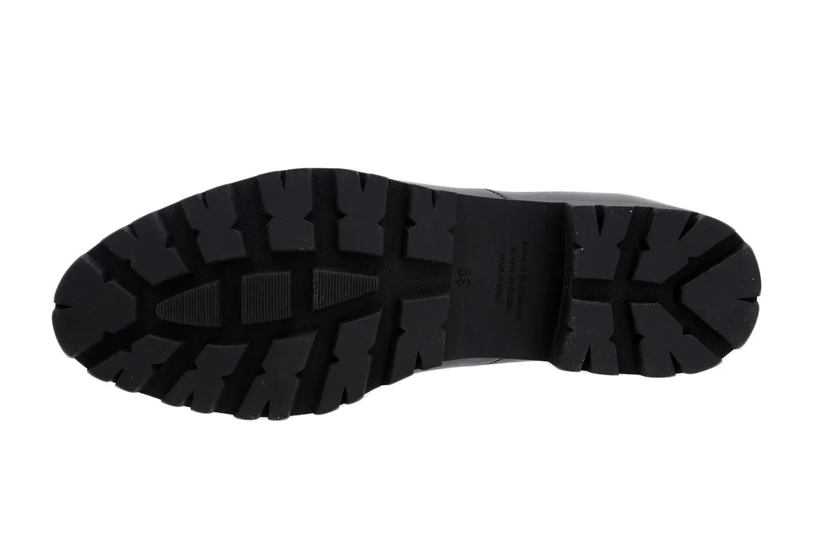 LACEUP SHOE BLACK LEATHER