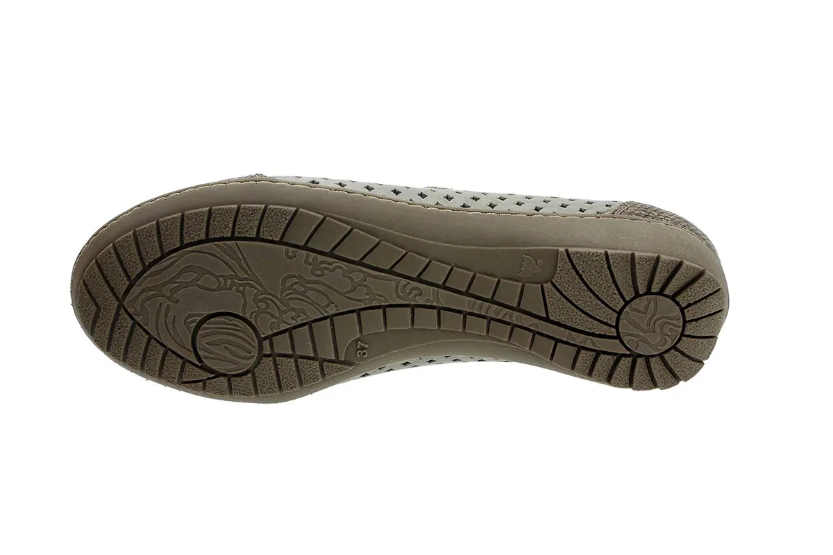 LACEUP SHOE TAUPE PRINT