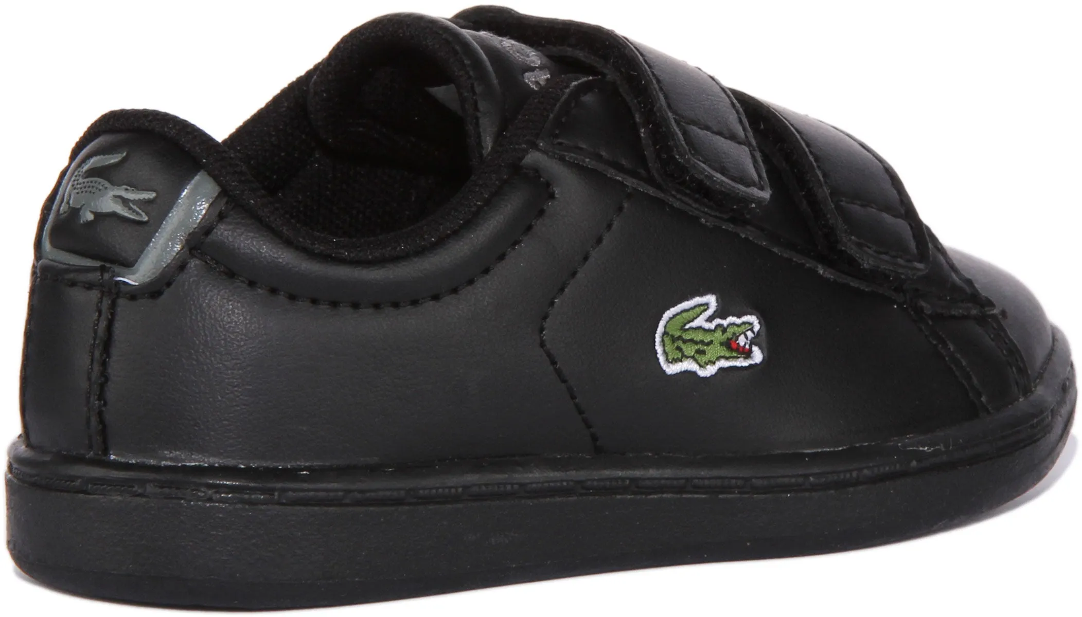 Lacoste Carnaby Evo BL 21 1 SUI Zapatillas de deporte sintéticas de dos tiras para bebé en negro