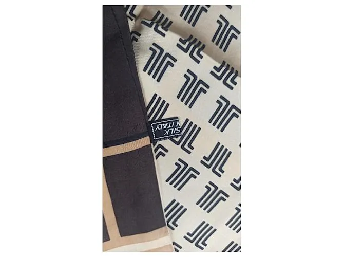 Lanvin Pañuelos Castaño Beige 