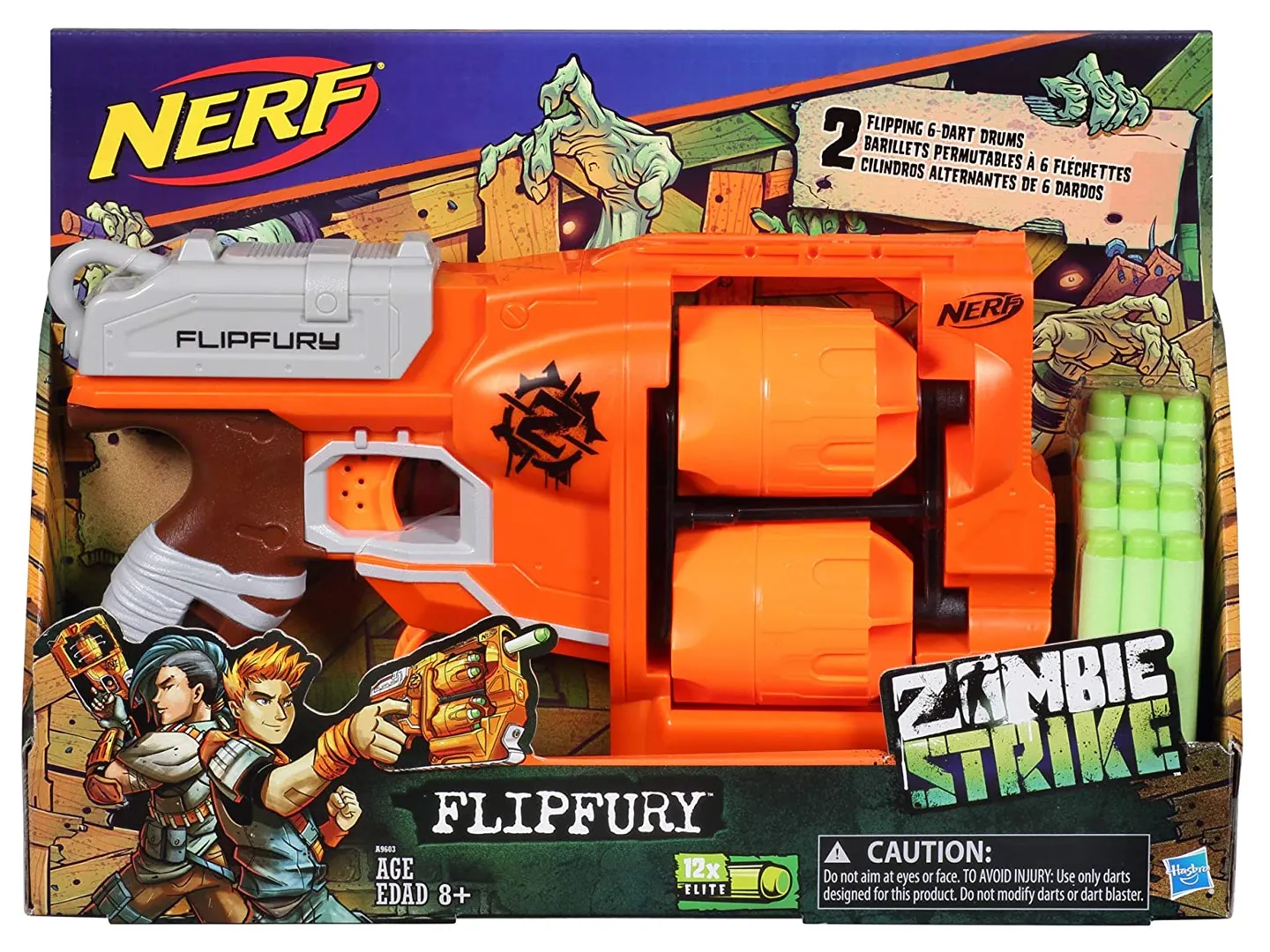 Lanzador De Dardos Hasbro Nerf Flipfury