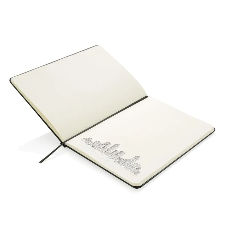 Libreta plana A5 básica de tapa dura