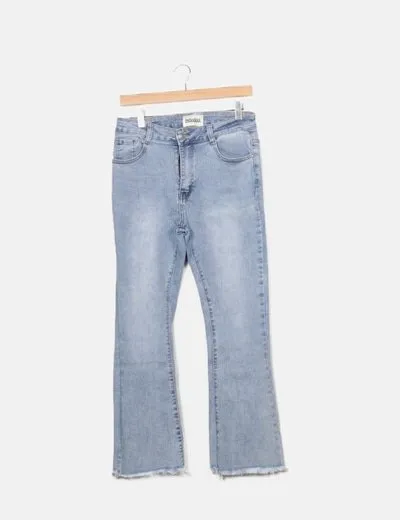 Manana Jeans azul desflecado