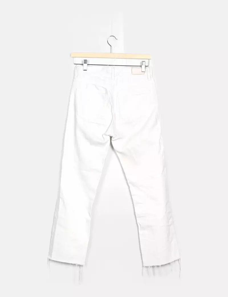 Mango Cropped flare jeans