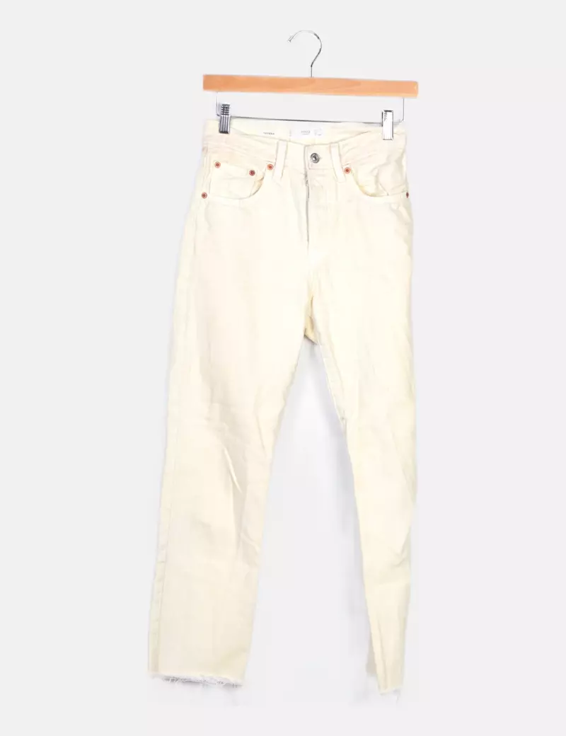 Mango Jeans denim beige