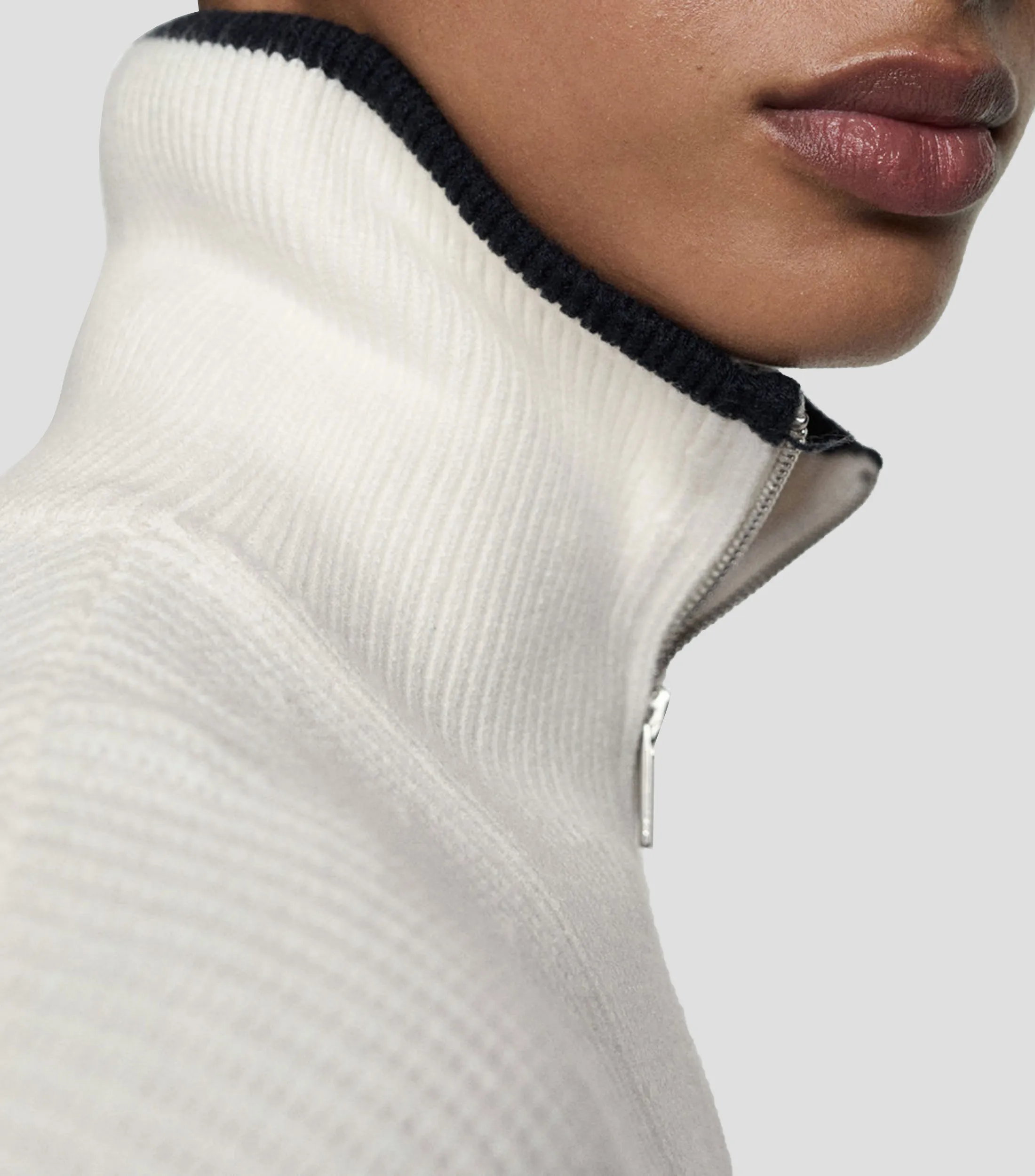 Mango Suéter cuello alto Mujer