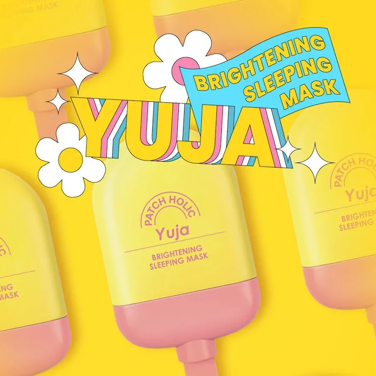 Mascarilla de noche Patch Holic Yuja Brightening Sleeping Mask 70ml