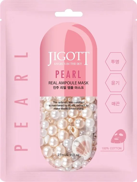 Mascarilla facial Jigott Pearl Real Ampoule Mask 27ml